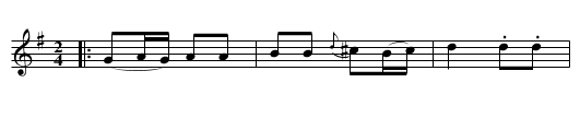 the Doublings - staff notation