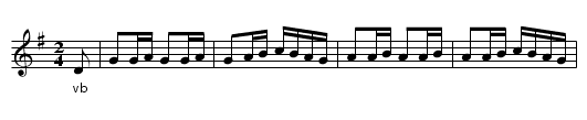 The Downfall of Paris ( hornpipe(?)) 1562 - staff notation
