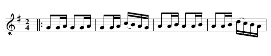 the DOWNFALL OF PARIS - staff notation