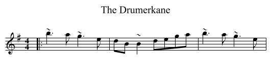The Drumerkane - staff notation