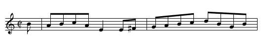 The Drummer or Good Morrow to your Night Cap - staff notation
