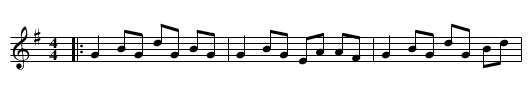 The Drummond Lasses - staff notation