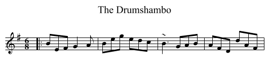 The Drumshambo - staff notation