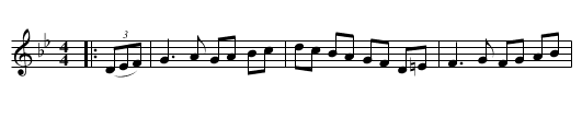 The Drunken Sailor - staff notation