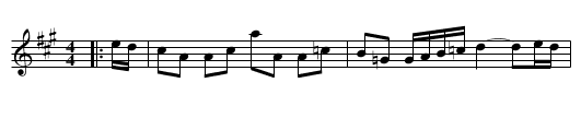 The Duchess of Buccleugh - staff notation