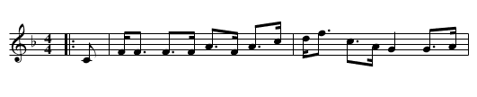 The Duchess of Manchester - staff notation
