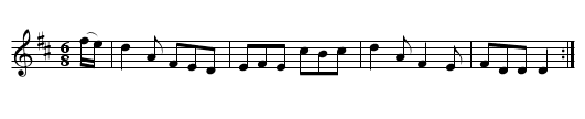 The Ducks dang o'er my Dadie. - staff notation