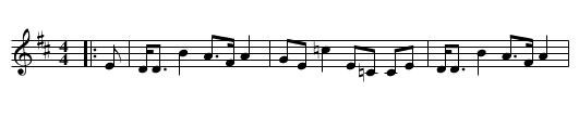 The Duke of Cumberland - staff notation