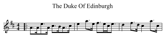 The Duke Of Edinburgh - staff notation