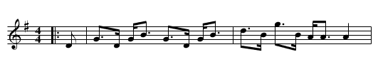 The Duke of Gordon's Birthday - staff notation