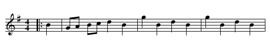 The Duke of Perth - staff notation