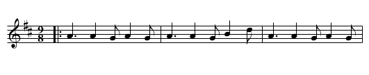 The Dusty Miller - staff notation
