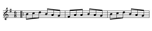 The Dusty Miller - staff notation