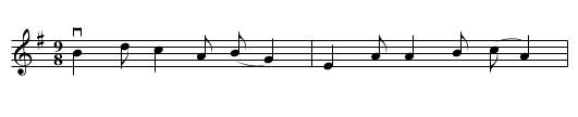 THE DUSTY MILLER'S -- JIG - staff notation