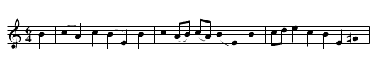 the Dutches - staff notation