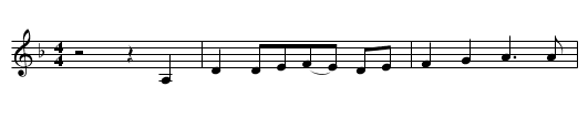 The Dying British Sergeant - staff notation