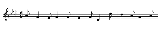 The Dying Preacher - staff notation