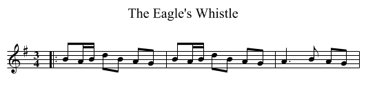 The Eagle's Whistle - staff notation