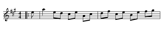 The Earl of Crawford's Reel - staff notation