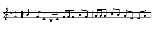 The Earl of Dalkeith - staff notation