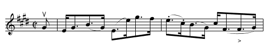 THE EARL OF EGLINTON'S STRATHSPEY - staff notation