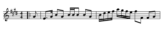 The Earl of Elgin - staff notation