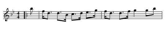 The Earl of Fife - staff notation