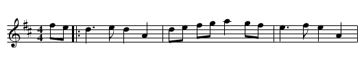 The Earl of Mansfield - staff notation