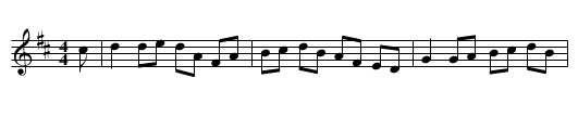 The Earl of Marches - staff notation