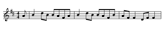 The Earl's Chair - staff notation