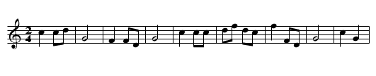 The East Is Red - staff notation