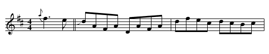 The Echo - staff notation