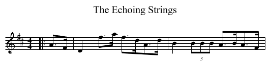 The Echoing Strings - staff notation