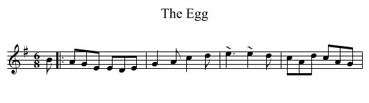 The Egg - staff notation