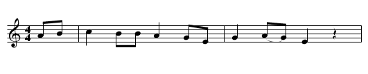 The Elfin Knight - staff notation