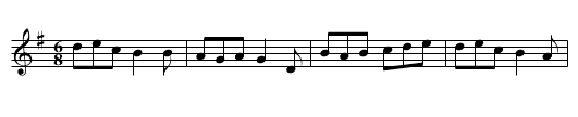 The Eliza - staff notation