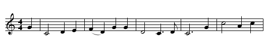 The Enniskillen Dragoon - staff notation