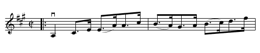 THE ENTERPRISE HORNPIPE - staff notation