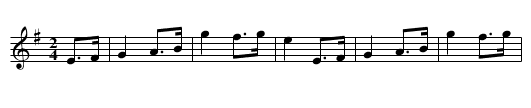The EWE BUGHTS MARION - staff notation