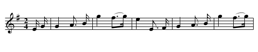 the EWE-BUGHTS, MARION - staff notation