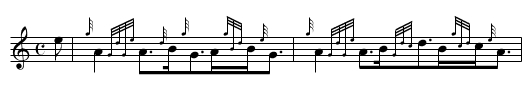 The Ewie wi' the Crookit Horn - staff notation