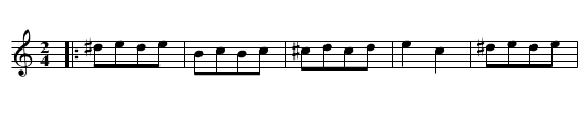 the Excisemans ROUT - staff notation