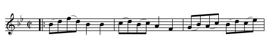 the Fair Maid of the Inn - staff notation