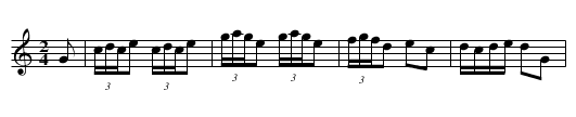 THE FAIRIES - staff notation
