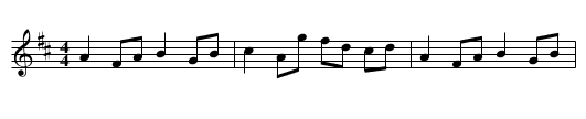 The Fairy Dance - staff notation