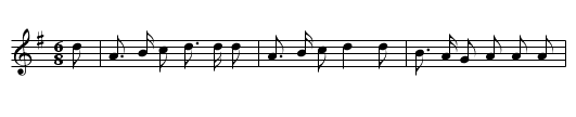 The False Bride - staff notation