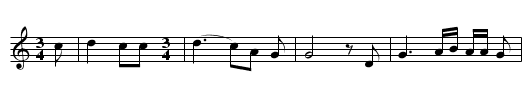 The False Knight Upon the Road - staff notation