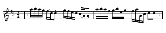 The Fancy ____ - staff notation
