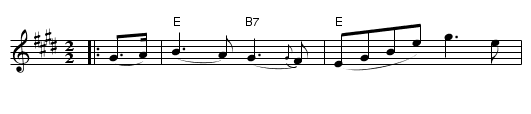 the Farewell - staff notation