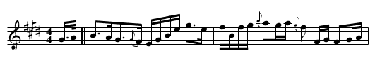 the Farewell - staff notation